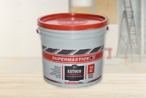 Estuco exterior balde I Supermastick